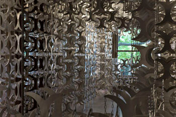 H-edge, part of the exhibition Cecil Balmond: Solid Void, at the Graham Foundation, Chicago through June 20 2009