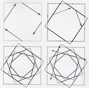 Cecil Balmond, development sketch for the 2002 Serpentine Pavilion, created with architect Toyo Ito, as seen in Cecil Balmond: Solid Void, at an exhibition at the Graham Foundation, Chicago, through June 20, 2009