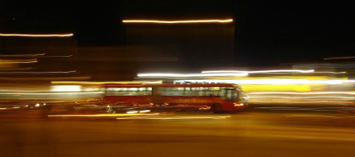 Peter Skosey, Vice President, Metropolitan Planning Council, discusses Bus Rapid Transit: Chicago's New Route of Opportunity, at the Chicago Architecture Foundation, April 25, 2012