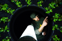 Emmanuel Pratt of the Aquaponics Center at Chicago State University lectures for Archeworks at the Chicago Cultural Center, February 7, 2012