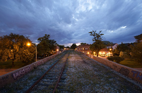 Ben Helphand and Beth White discuss The Bloomingdale Trail project at the Chicago Architecture Foundation, January 18, 2012