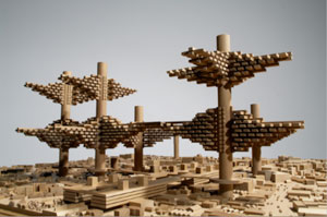 Columbia University's Kenneth Frampton offers Exhibt Lecture for Struggling Cities: From Japanese Urban Projects in the 1960's at Crown Hall, IIT, Chicago, January 12, 2012