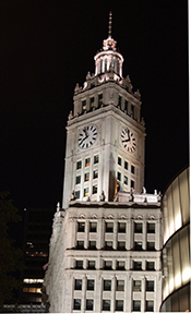 Jan Goldsmith and Leonard Koroski discuss The Wrigley Building: Vintage Rehab of Chicago's Architectural Icon for Friends of Downtown at the Chicago Cultural Center, June 7, 2012