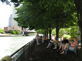 The Chicago River downtown development to be discussed by John Quail of Friends of the Chicago River for Friends of Downtown at the Chicago Cultural Center, May 3, 2012