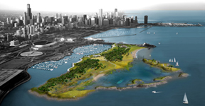 Assistant curator Karen Kice leads a tour of the Art Institute of Chicago exhibition Building: Inside Studio Gang Architects, November 15, 2012