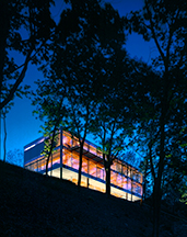 Photographer Jon Miller of Hedrich Blessing lectures at Crown Hall, IIT, Chicago, September 26, 2012