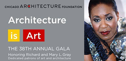 Shirley King will perform with the Blue Road Band at the Chicago Architecture Foundation's 38th annual gala: Architecture is Art, at the Radisson Blue Aqua Hotel, Chicago, April 19, 2013