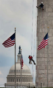How Did They Do That? Engineering of the Washington Monument, lecture by Joshua Freedland of Wiss, Janney, Elstner at the Chicago Architecture Foundation, February 6, 2013