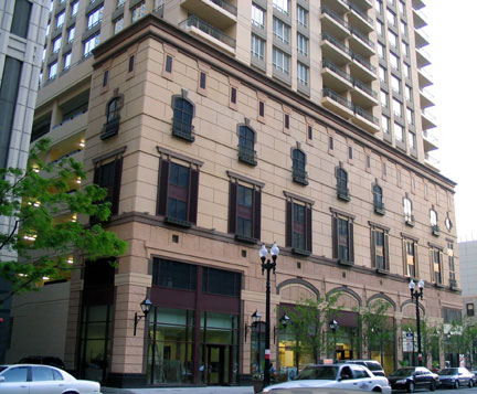 Facade of Bernardin Condo Tower in Chicago