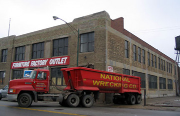 Chicago Printed String Building by architect Alfred Alschuler