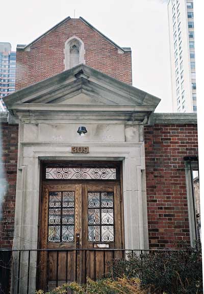 Holy Souls Chapel, Chicago, during demolition