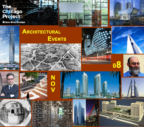 November, 2008 calendar of Chicago architectural events
