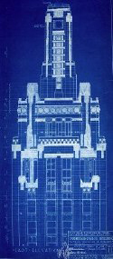 Chicago Carbide and Carbon Building, the Lost Blueprints, exhibition at the ArchiTech Gallery