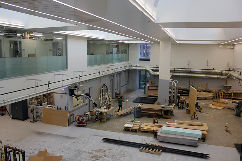 Shop, Reva and David Logan Center for the Arts, University of Chicago, Tod Williams Billie Tsien Architects