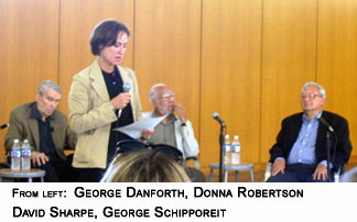 George Danforth, Donna Robertson, David Sharpe, George Schipporeit