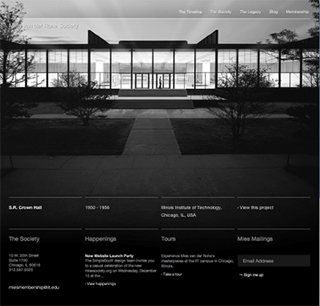 Mies van der Rohe Society website