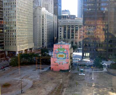 Block 37 Chicago, the Plug Bug Mural