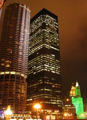Marina City, IBM Building, Tribune Tower, Wrigley Building