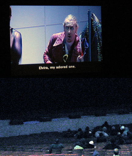 Chicago Opera Theater production of Mozart's Don Giovanni simulcast in Millennium Park
