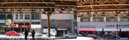 Historic lofts in Jewelers Row on Wabash avenue between Madison and Monroe