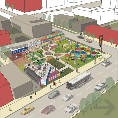 Linda Searl, Biga, Big.Bold.Visionary.  Chicago Considers the Next Century, at the Chicago Tourism Center through October 11, 2009