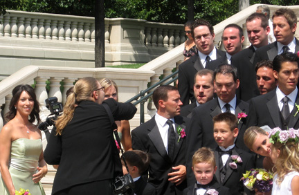 Wedding Picture at Millennium Park, Chicago