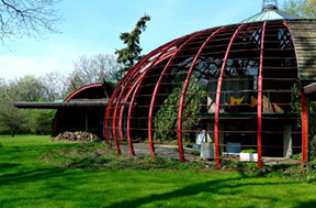 Open House at Bruce Goff's Ford House, Aurora, Illinois, July 13, 2013