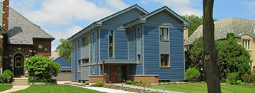 Previewing the GreenBuilt Home Tour, at the Chicago Center for Green Technology, 