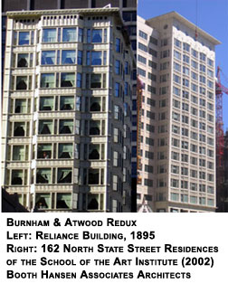 162 North State Dorms, School of the Art Institute of Chicago, Booth Hansen Associates Architects