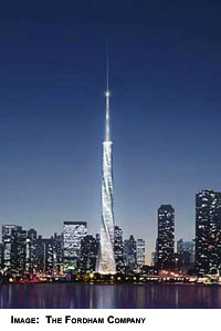 Santiago Calatrava's Fordham Spire, Chicago