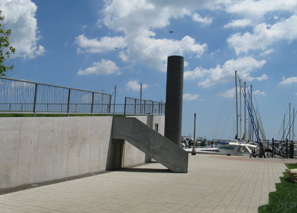 Bridge and DuSable Harbor Building, Chicago, David Woodhouse Architects